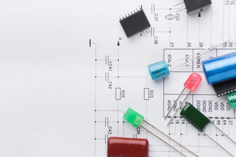 top-view-electronic-components