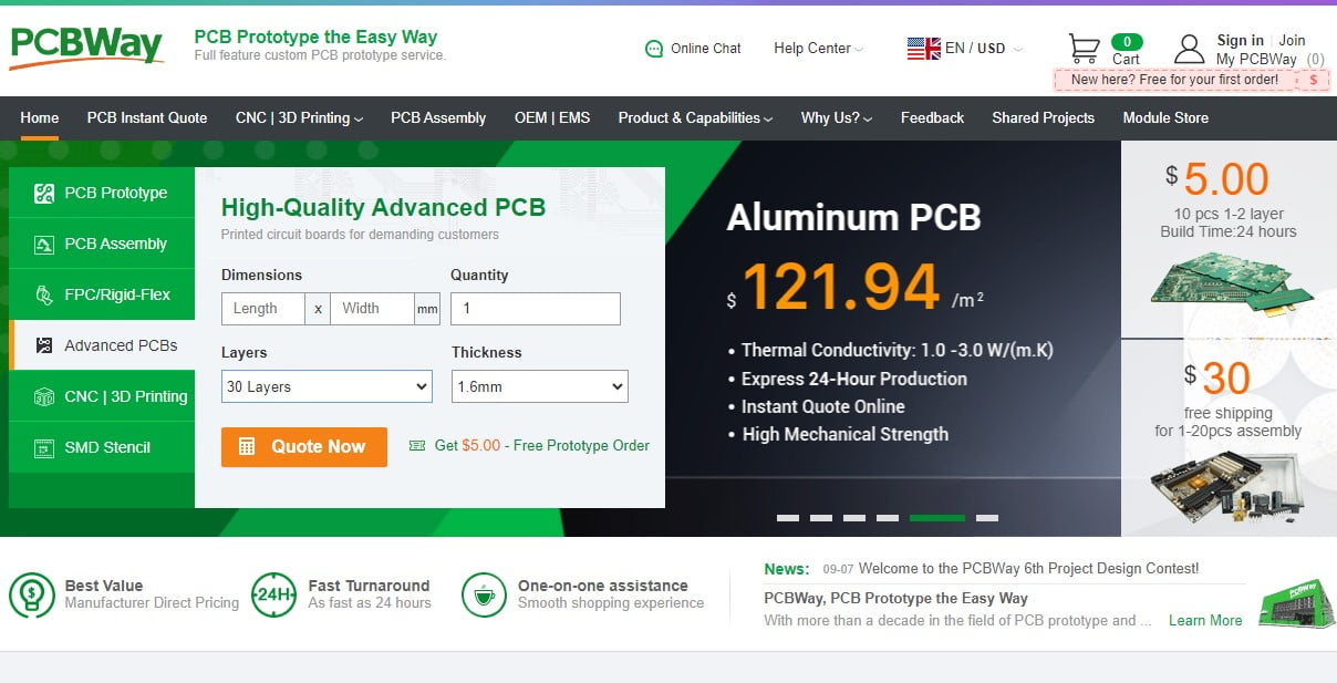 Exploring PCBway's Superior PCB Manufacturing Services - Electronics Guruji