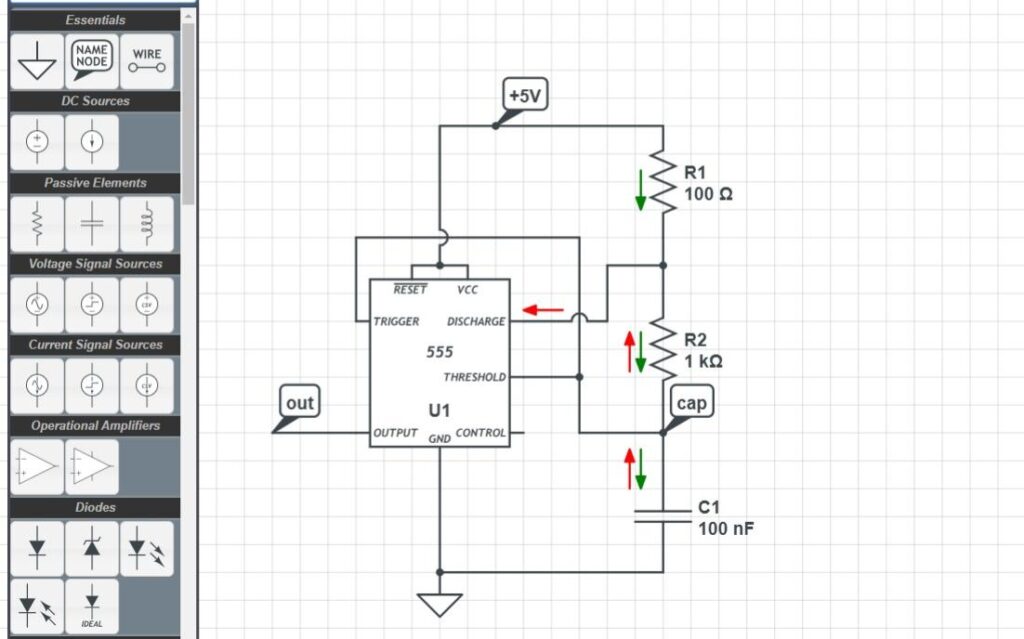 Online circuit simulator